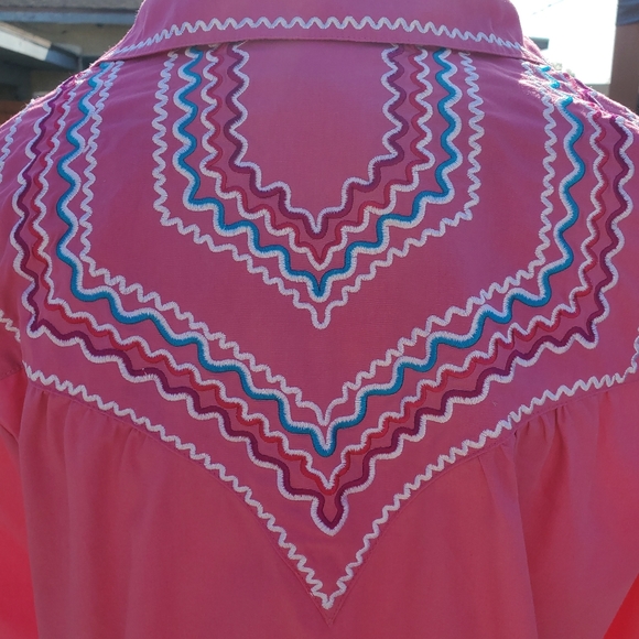 Vintage Bob Mackie Rickrack blouse - Picture 5 of 7